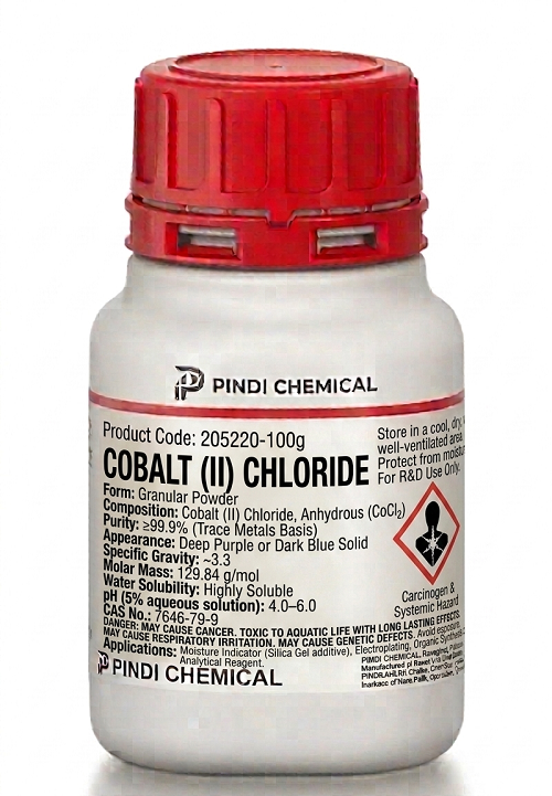 Cobalt (II) chloride in Pakistan Cobalt chloride in Pakistan