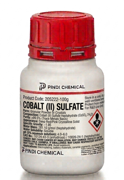 Cobalt (II) sulfate in Pakistan