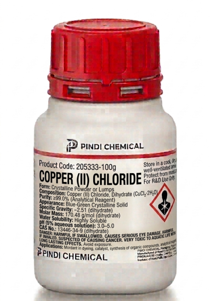 Copper (II) chloride in Pakistan
