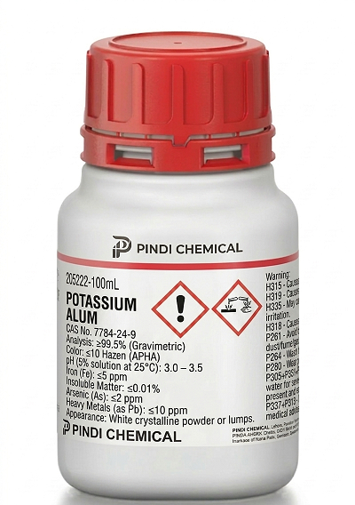 Potassium alum in Pakistan